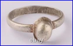 German 835 silver set Ring WW2 Helmet WWII Stahlhelm Germany Gott mit uns Size 7