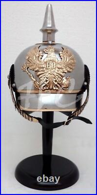German Armor Prussian Pickle Haube Helmet WWI/WW2 Collectible Militaria Helmet