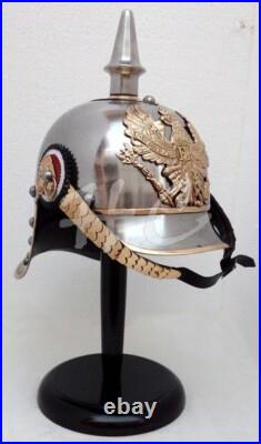 German Armor Prussian Pickle Haube Helmet WWI/WW2 Collectible Militaria Helmet