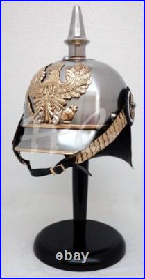 German Armor Prussian Pickle Haube Helmet WWI/WW2 Collectible Militaria Helmet