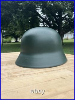 German Baden-Württemberg Police Helmet M35/50 Steel Helmet Size 79 Complete