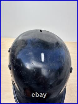 German Early M34 WW II Aluminum Police/ Firefighter Helmet Shell. Square dip