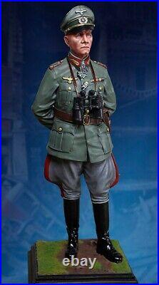 German Helmet Hat Wwii Collectors Showcase Cs60012 Rommel Statue