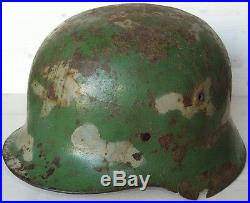 German Helmet M35 Russian Front Camo Ww2 Stahlhelm Wh Lw Elite Cernigov Dniepr
