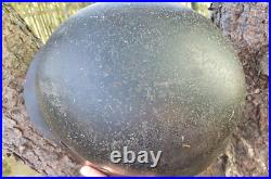German Helmet M35 Size 66 + Liner Band Ww2 Stahlhelm