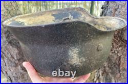 German Helmet M35 Size 66 + Liner Band Ww2 Stahlhelm