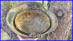 German Helmet M35 Size 66 + Liner Band Ww2 Stahlhelm