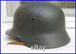 German Helmet M35 Size Et64 Wh Ww2 Stahlhelm