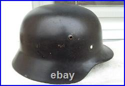 German Helmet M35 Size Se64 Ww2 Stahlhelm
