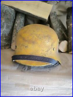 German Helmet M35 WW2 Combat helmet M 35 WWII size 62