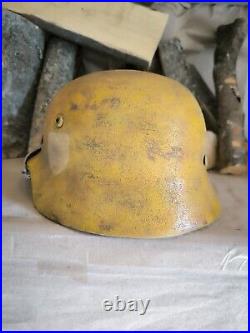 German Helmet M35 WW2 Combat helmet M 35 WWII size 62