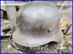 German Helmet M35 WW2 Combat helmet M 35 WWII size 64