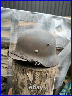 German Helmet M35 WW2 Combat helmet M 35 WWII size 64