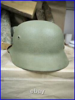 German Helmet M35 WW2 Combat helmet M 35 WWII size 64