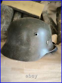 German Helmet M35 WW2 Combat helmet M 35 WWII size 64