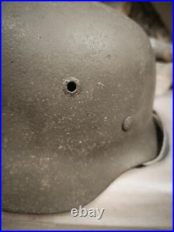 German Helmet M35 WW2 Combat helmet M 35 WWII size 64 Free Shipping