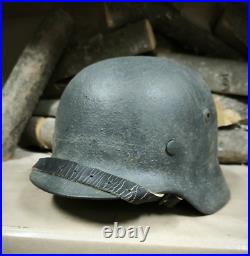 German Helmet M35 WW2 Combat helmet M 35 WWII size 64 Free Shipping