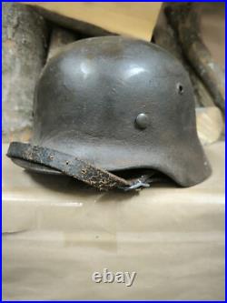 German Helmet M35 WW2 Combat helmet M 35 WWII size 64 Free Shipping German Helmet M35 WW2 Combat helmet M 35 WWII size 64 Free Shipping