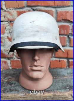 German Helmet M35 WW2 Combat helmet M 35 WWII size 64 Free Shipping
