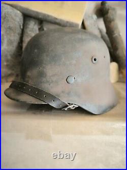 German Helmet M35 WW2 Combat helmet M 35 WWII size 64 Free Shipping