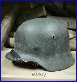 German Helmet M35 WW2 Combat helmet M 35 WWII size 64 Free Shipping