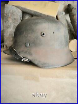 German Helmet M35 WW2 Combat helmet M 35 WWII size 64 Free Shipping