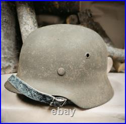 German Helmet M35 WW2 Combat helmet M 35 WWII size 64 Free Shipping