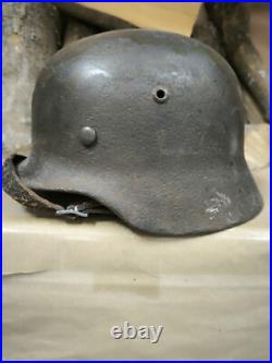 German Helmet M35 WW2 Combat helmet M 35 WWII size 64 Free Shipping German Helmet M35 WW2 Combat helmet M 35 WWII size 64 Free Shipping