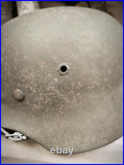 German Helmet M35 WW2 Combat helmet M 35 WWII size 64 Free Shipping