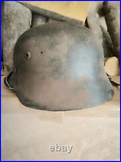 German Helmet M35 WW2 Combat helmet M 35 WWII size 64 Free Shipping