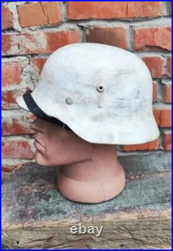 German Helmet M35 WW2 Combat helmet M 35 WWII size 64 Free Shipping