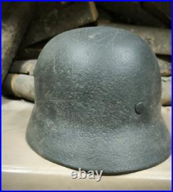 German Helmet M35 WW2 Combat helmet M 35 WWII size 64 Free Shipping