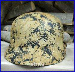 German Helmet M35 WW2 Combat helmet M 35 WWII size 64 Free Shipping