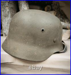 German Helmet M35 WW2 Combat helmet M 35 WWII size 64 Free Shipping
