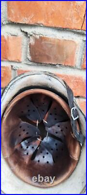 German Helmet M35 WW2 Combat helmet M 35 WWII size 64 Free Shipping