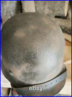 German Helmet M35 WW2 Combat helmet M 35 WWII size 64 Free Shipping