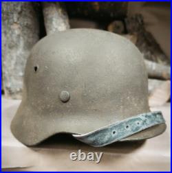 German Helmet M35 WW2 Combat helmet M 35 WWII size 64 Free Shipping