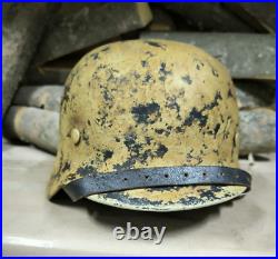 German Helmet M35 WW2 Combat helmet M 35 WWII size 64 Free Shipping