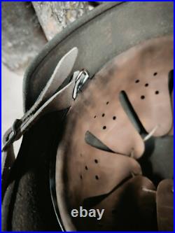 German Helmet M35 WW2 Combat helmet M 35 WWII size 64 Free Shipping