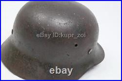 German Helmet M35 WW2 World War 2 Size 64 Relic of Battlefield ET64 with number