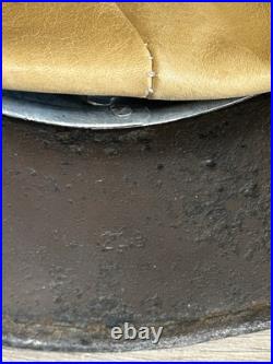 German Helmet M35 WW2 without restoration (original paint) WWII size 64