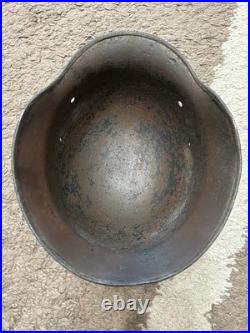 German Helmet M35 WW2 without restoration (original paint) WWII size 64