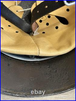 German Helmet M35 WW2 without restoration (original paint) WWII size 64