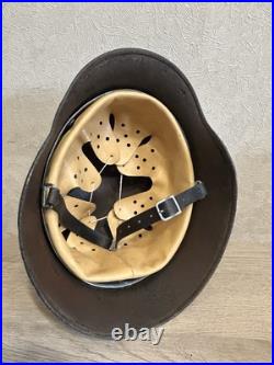 German Helmet M35 WW2 without restoration (original paint) WWII size 64