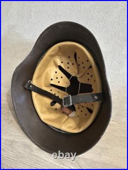 German Helmet M35 WW2 without restoration (original paint) WWII size 64