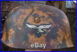 German Helmet M38 Helm Stahlhelm Ww2 Military Casque Deutscher