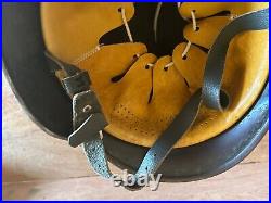 German Helmet M40/55 WW2 Type Steel Finnish withLiner + Chin Strap Vintage Size 58 German Helmet M40/55 WW2 Type Steel Finnish withLiner + Chin Strap Vintage Size 58