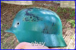 German Helmet M40 Et66 Ww2 Stahlhelm