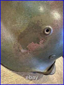 German Helmet M40 Q66 Mediterranean DAK Camo Complete Untouched Original