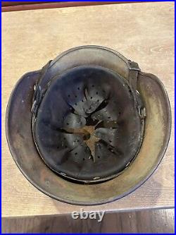 German Helmet M40 Q66 Mediterranean DAK Camo Complete Untouched Original